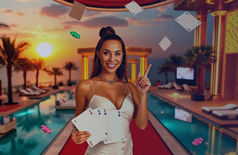 บรรยากาศห้องคาสิโนสดของ KUBET ฉากหลังหน้าทางเข้าเล่น kubet